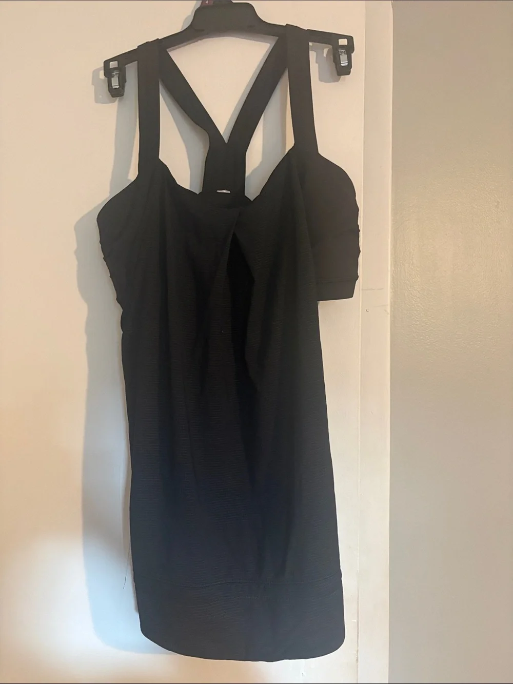 lululemon athletica Black Strappy Racerback Tank Dress